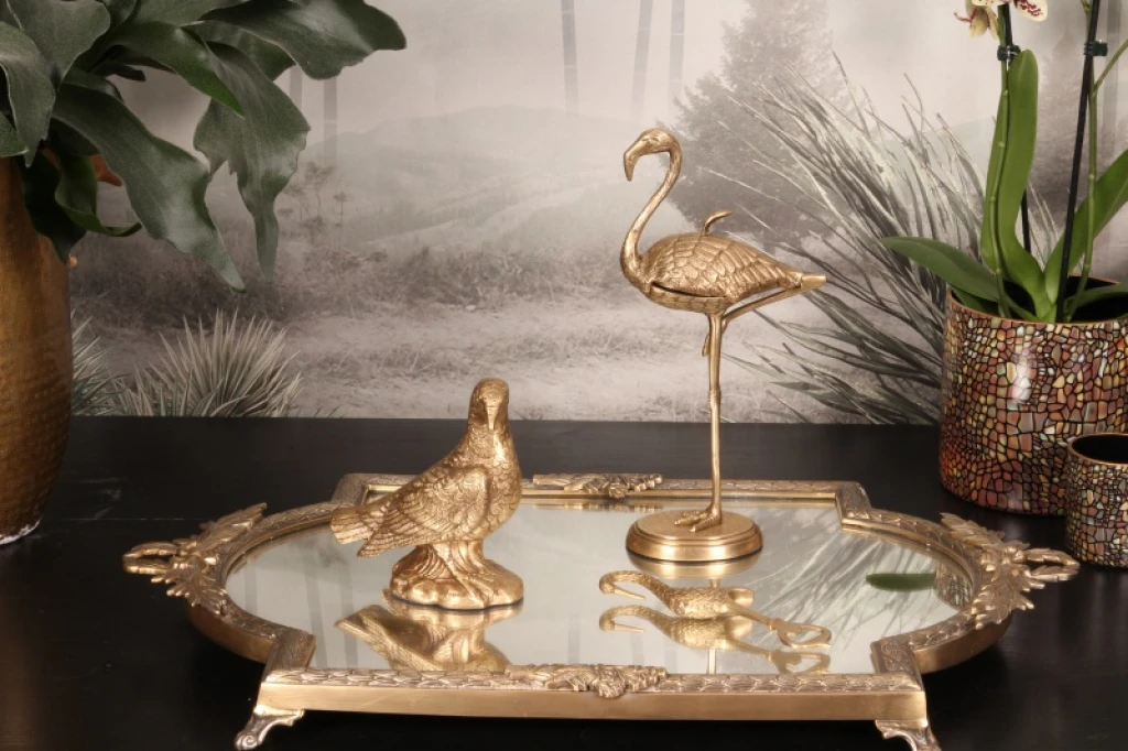 Duif messing - goud - 15 cm
