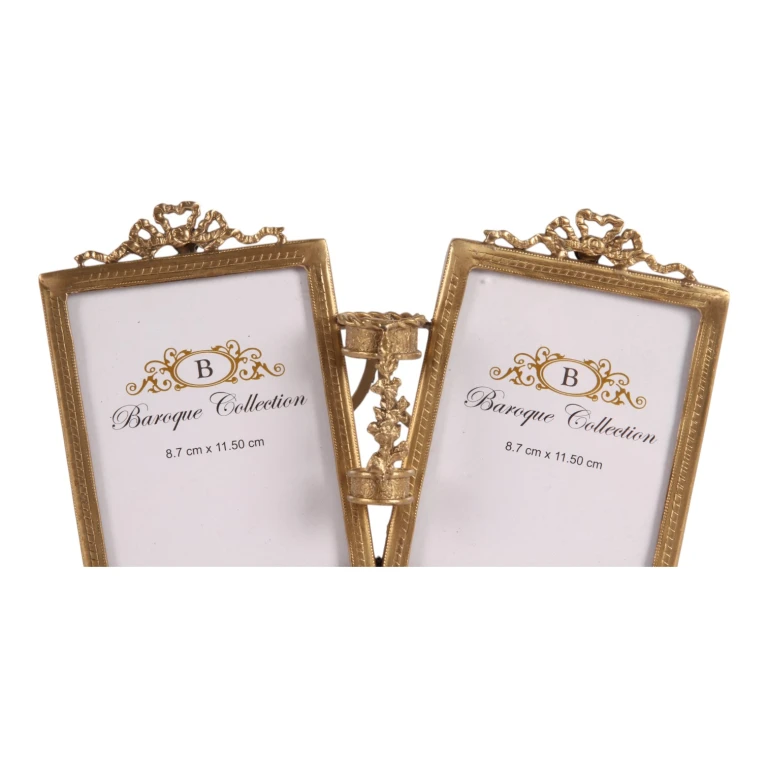 Fotolijst collage - 9x12 cm - goud - messing - staand