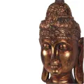 Boeddha buste - goud - 36,5 cm