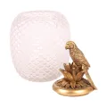 Decoratiepot Papegaai - goud - 28,5 cm - 1 stuk