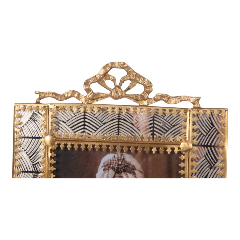Fotolijst 10x15 cm - goud - messing - staand
