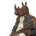 Neushoornbeeldje - multi - 37 cm