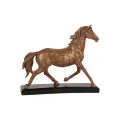 Paardenbeeld bronskleurig - 25 cm