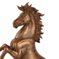 Beeld Paard 43,5 cm - Bronskleurig - Resin