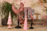 Papegaai op stok - roze - 52,5 cm