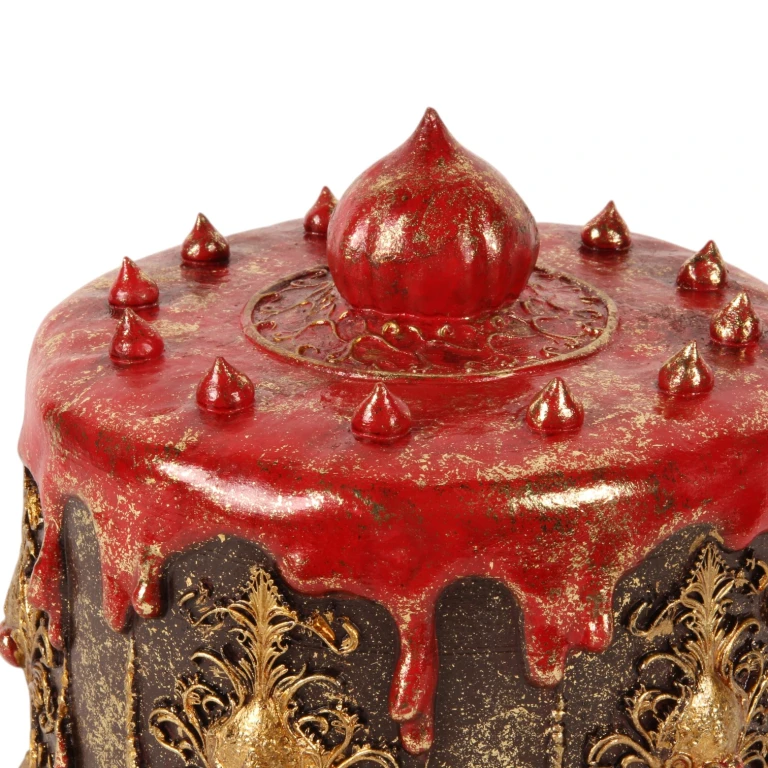 Decoratietaart - bruin - 20 cm - kunsthars