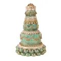 Decoratietaart - blauw - 27,5 cm - kunsthars
