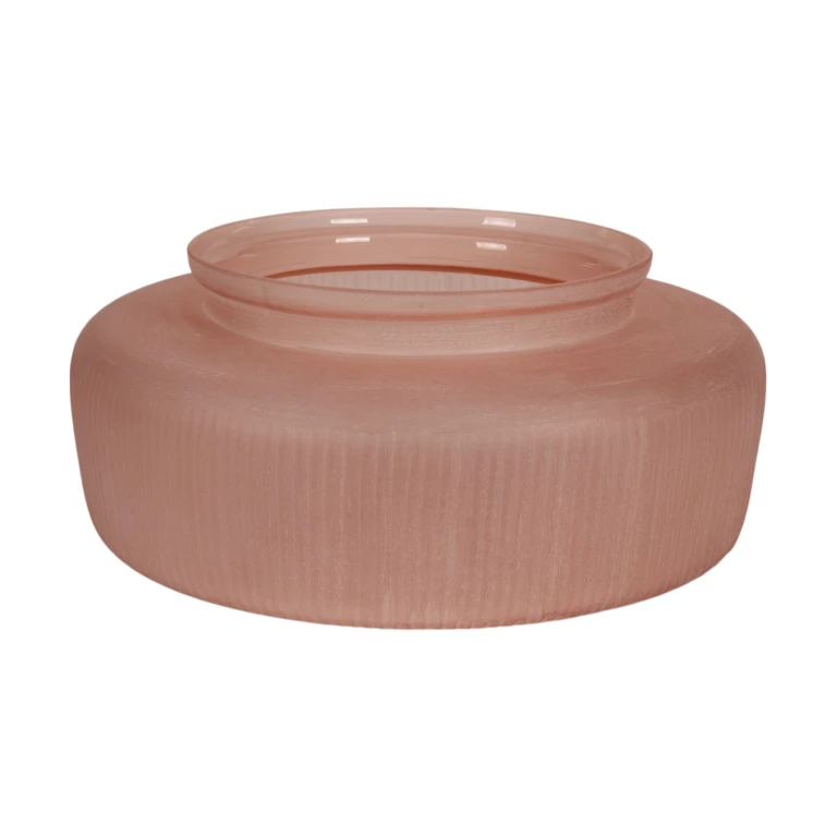 Vaas Ruby - 49 cm - roze - glas