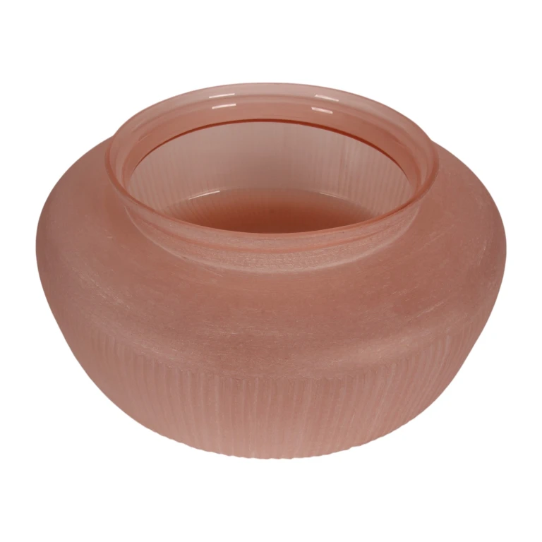 Vaas Ruby - 49 cm - roze - glas