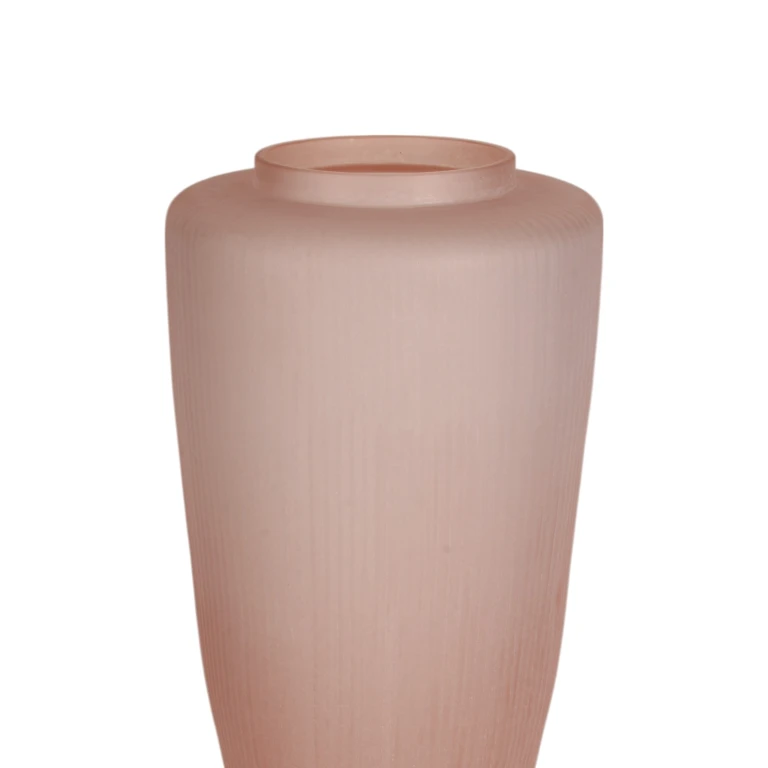 Vaas Clay - 72 cm - roze - glas