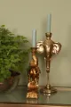 Kandelaar Olifant 27 cm - Goud - Resin