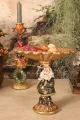 Schaal Kerstman 24 cm - Groen - Resin