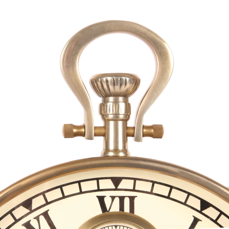 Wereldklok - goud - rond - 41 cm