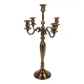 Kandelaar 5-armig - 80 cm - goud - aluminium