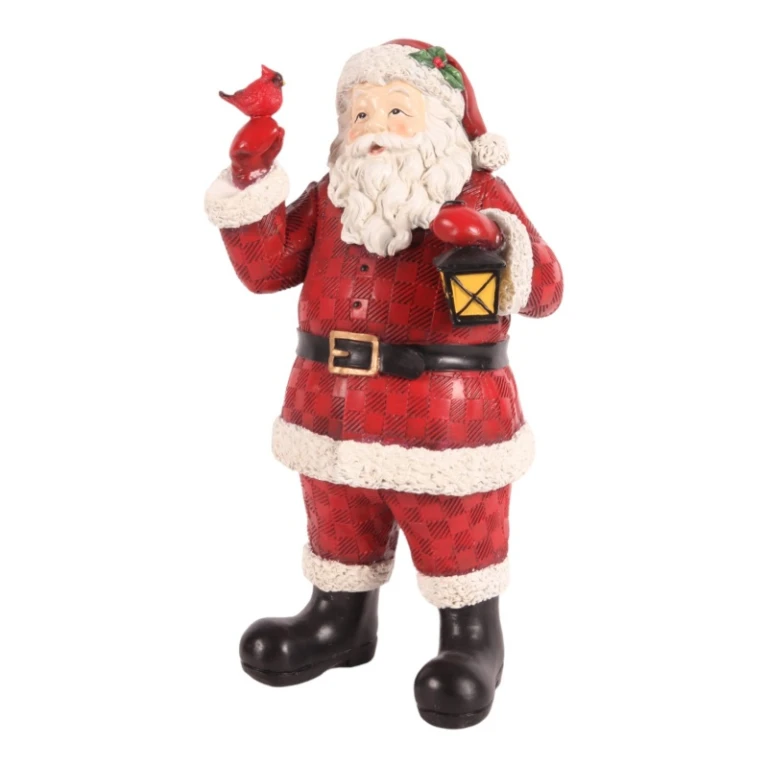 Kerstman - rood - 31 cm - 1 stuk