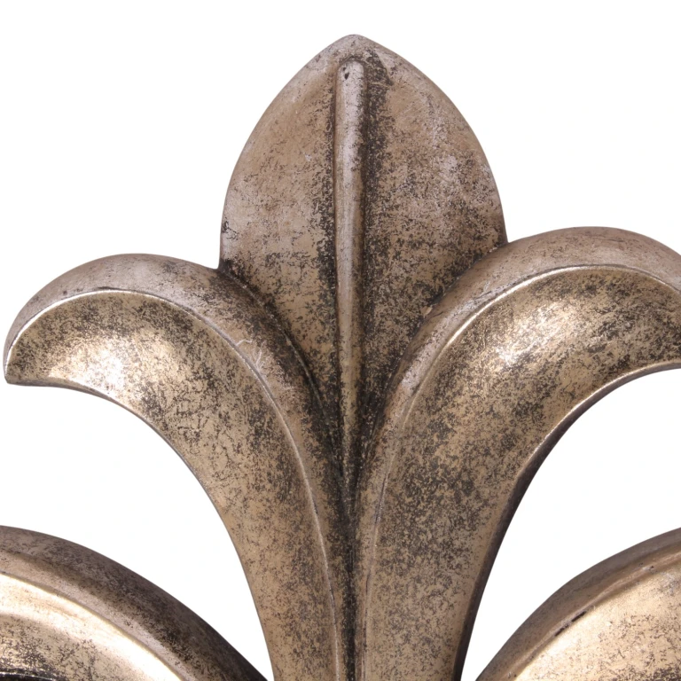 Wandornament zilver - 46,5 cm - kunsthars