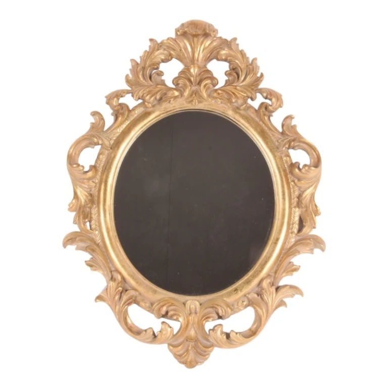 Wandspiegel - goud - kunsthars - 56 cm - 1 stuk