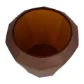 Vaas Diamond - 23 cm - amber - glas