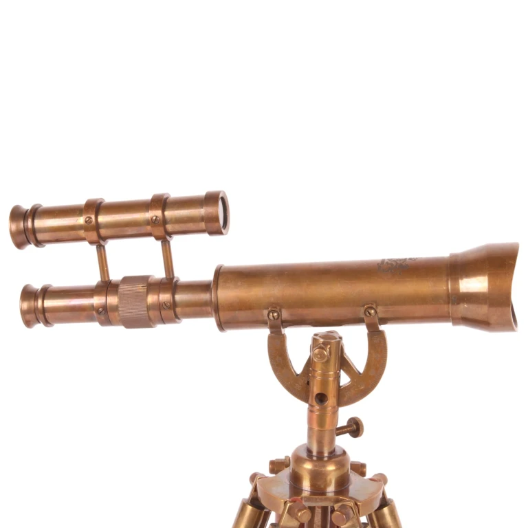 Telescoop op standaard - bruin - messing/aluminium - 47 cm