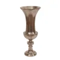 Vaas - 58 cm - zilver - aluminium