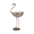 Sierschaal Flamingo - zilver - aluminium - 76 cm - 1 stuk