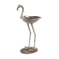 Sierschaal Flamingo - zilver - aluminium - 51 cm - 1 stuk