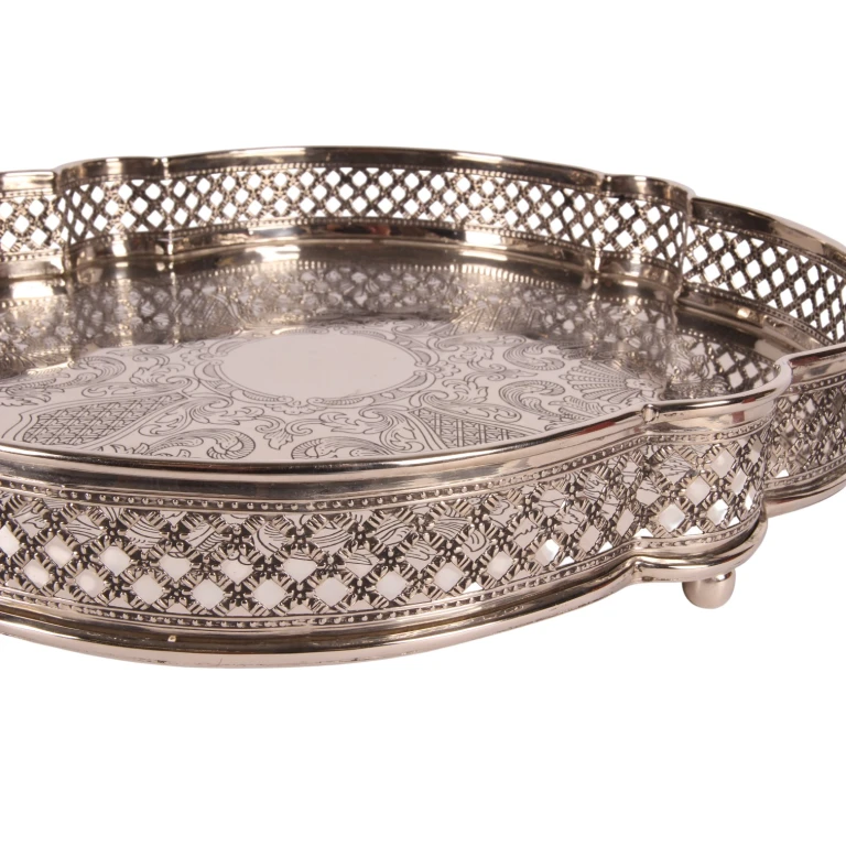 Dienblad - zilver - 39 cm