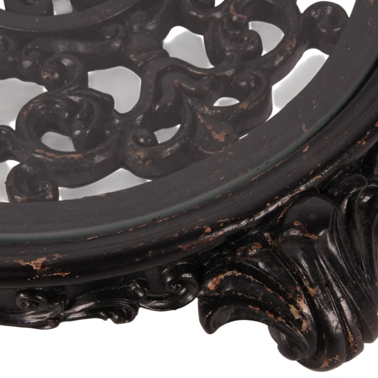 Taartplateau 29 cm zwart kunsthars - 1 stuk
