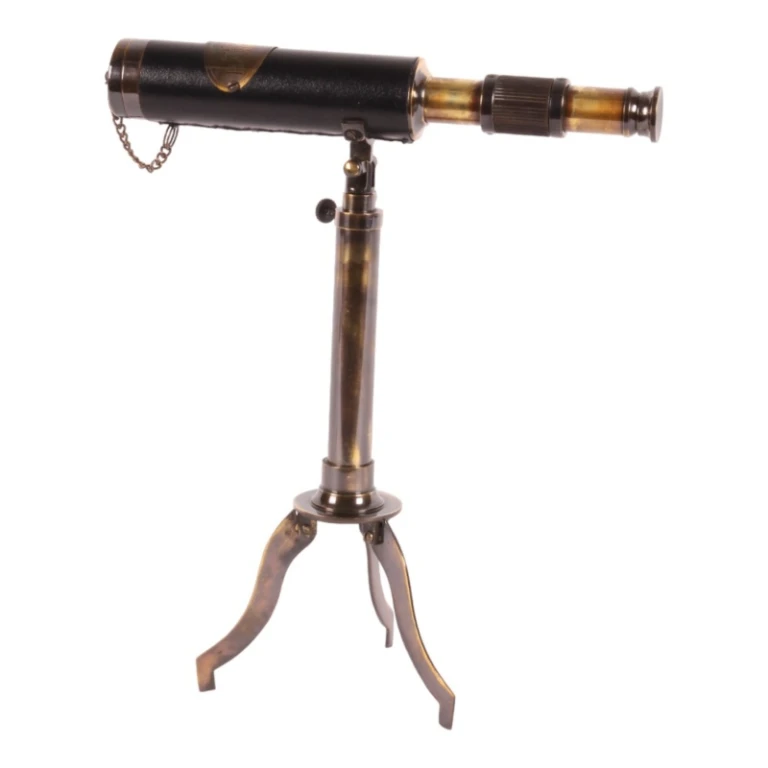 Maritieme telescoop - koper en hout - 35 cm