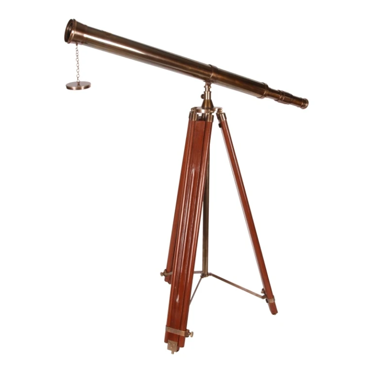 Maritieme telescoop - koperkleurig - 150 cm