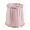 Lampenkap Victorian Clip-On Mini - 8 cm - roze - stof - 1 stuk
