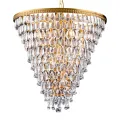 Dutch Style Kroonluchter Kensington 65 cm - Goud - IJzer & Glas