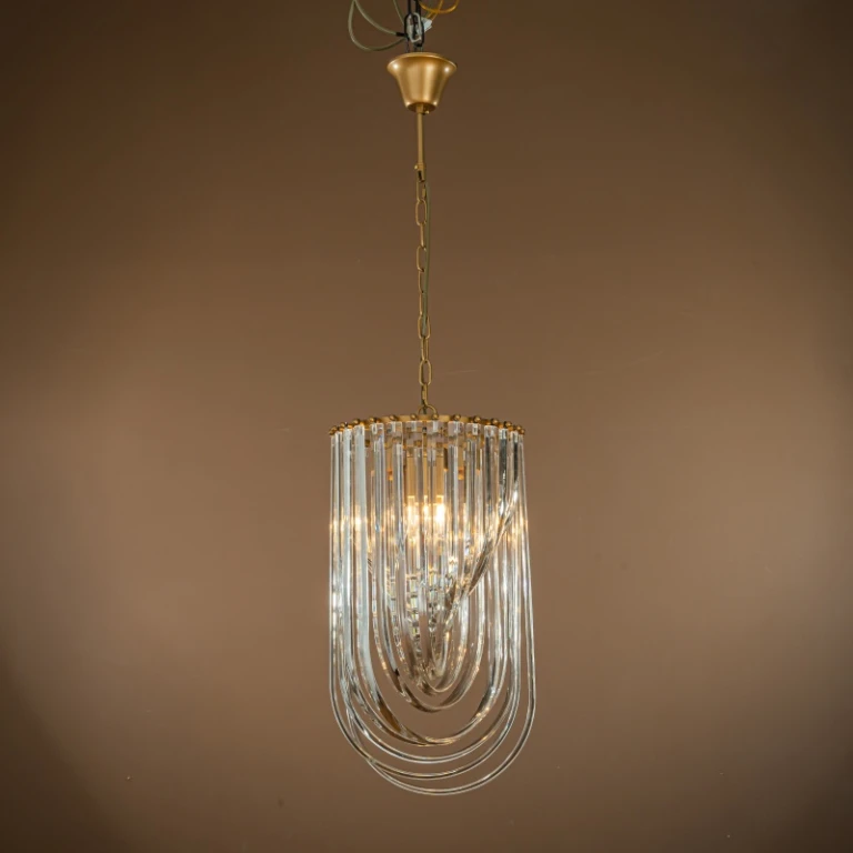 Dutch Style Kroonluchter Chelsea - 61 cm - goud - ijzer en glas