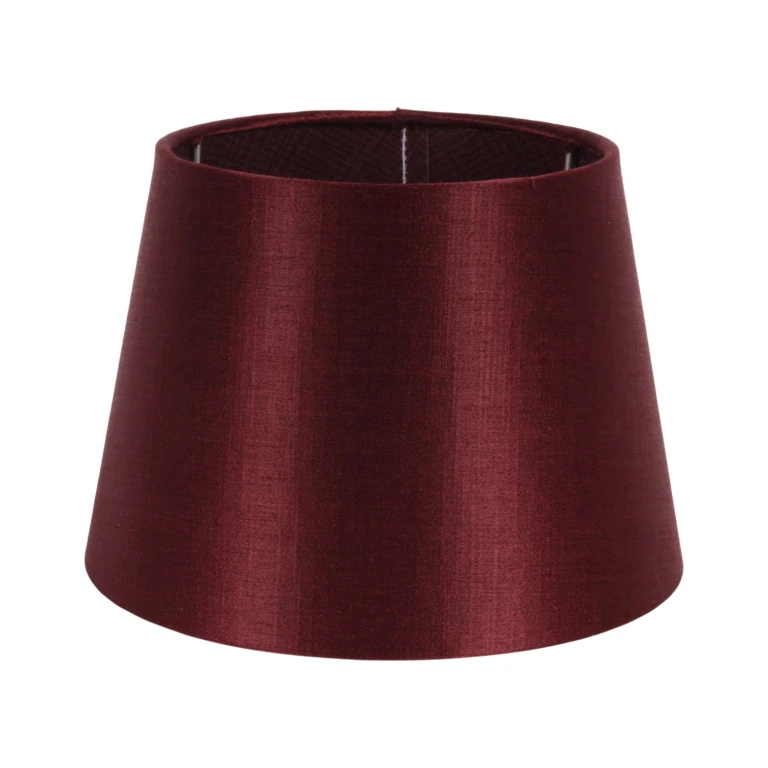 Lampenkap - Rond - 20 cm - Rood - Stof