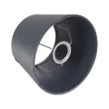 Lampenkap - Rond - 20 cm - Blauw - Stof