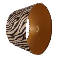 Lampenkap - Zebraprint - 50 cm - Bruin - Stof