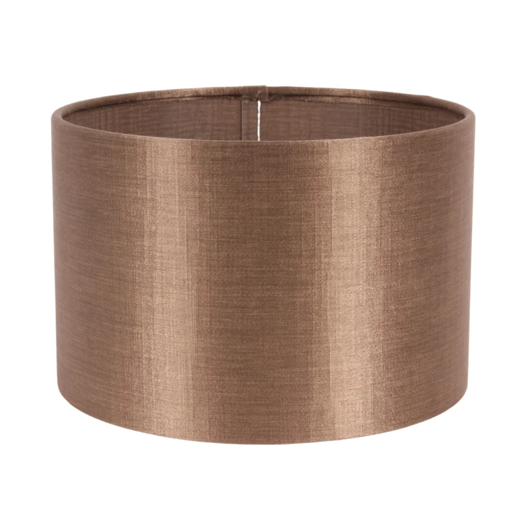Lampenkap Cilinder - 20 cm - Aardebeige - Stof