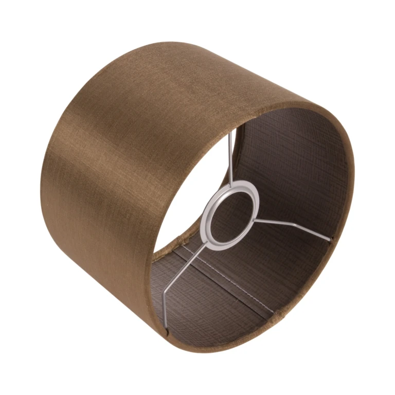 Lampenkap Cylinder - 20 cm - groen - stof