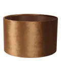 Lampenkap Cilinder - 25 cm - goud - stof