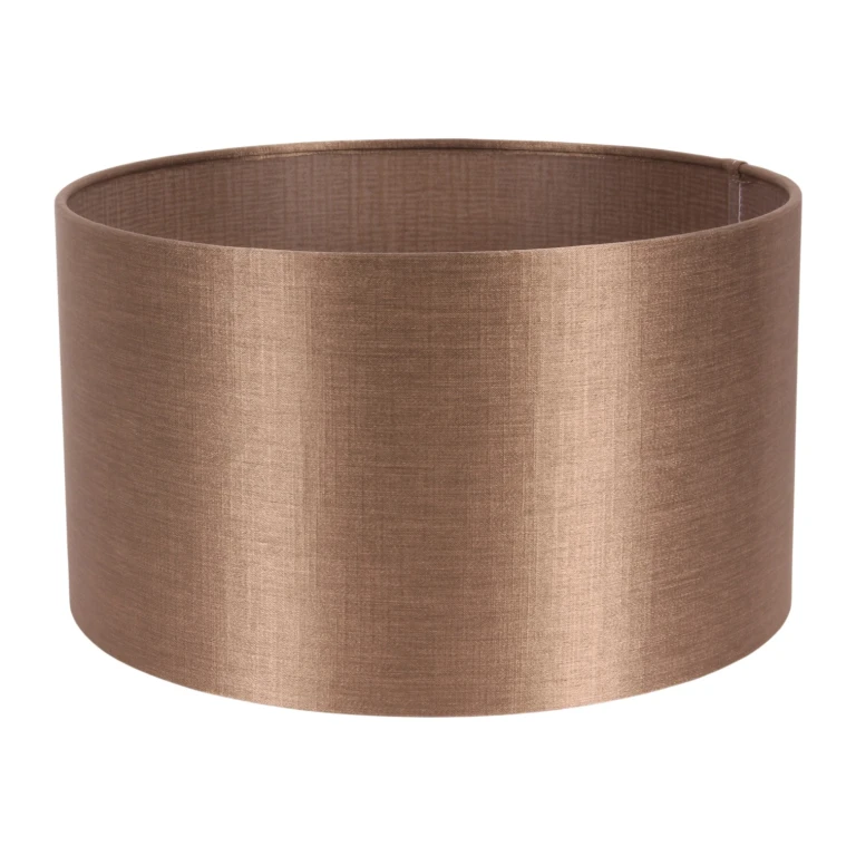 Lampenkap Cilinder - 30 cm - aardebeige - stof