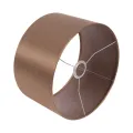 Lampenkap Cilinder - 30 cm - aardebeige - stof