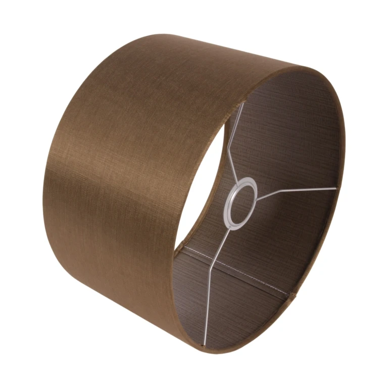 Lampenkap Cilinder - 30 cm - groen - stof