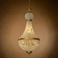 Dutch Style Kroonluchter Bombay - 110 cm - Goud - IJzer & Glas
