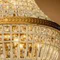 Dutch Style Kroonluchter Bombay - 110 cm - Goud - IJzer & Glas