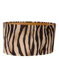 Lampenkap - Zebraprint - 35 cm - Bruin - Stof