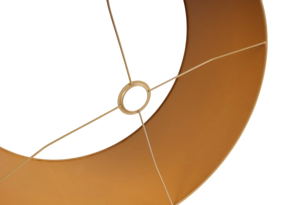 Lampenkap - Krokodillenprint - 50 cm - goud - stof