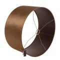 Lampenkap Cilinder - 50 cm - Goud - Stof