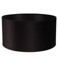 Lampenkap Cilinder - 30 cm - zwart - stof