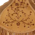 Lampenkap Victorian - 35 cm - goud - stof
