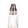 Strooier - 11 cm - zilver - messing en glas